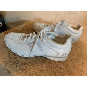 Skechers Women's Air Cooled Memory Foam Rhinestone Cheer Athletic Sneaker 7.5